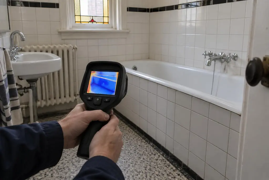 Lekdetectie Nijkerk – onderzoek in een badkamer van een oudere woning