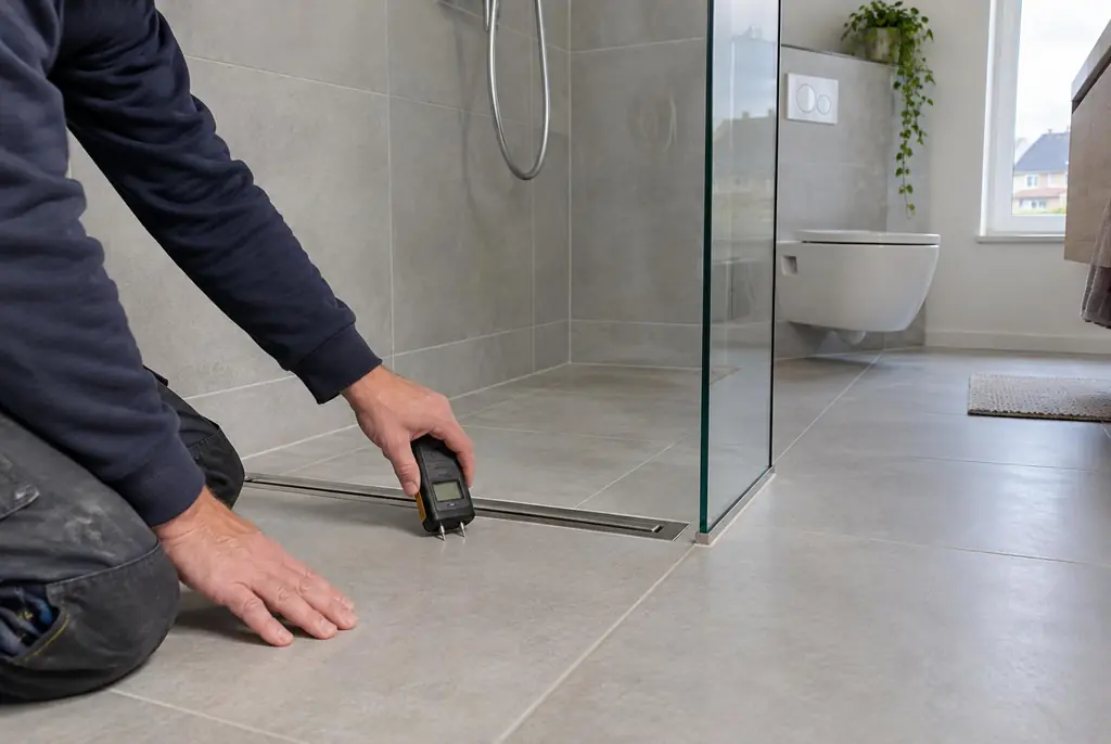 Lekdetectie Nijkerk – badkamer in een nieuwbouwwoning